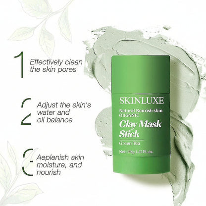 Mascarilla Té Verde 3x1 - ¡Limpieza Profunda al Instante!