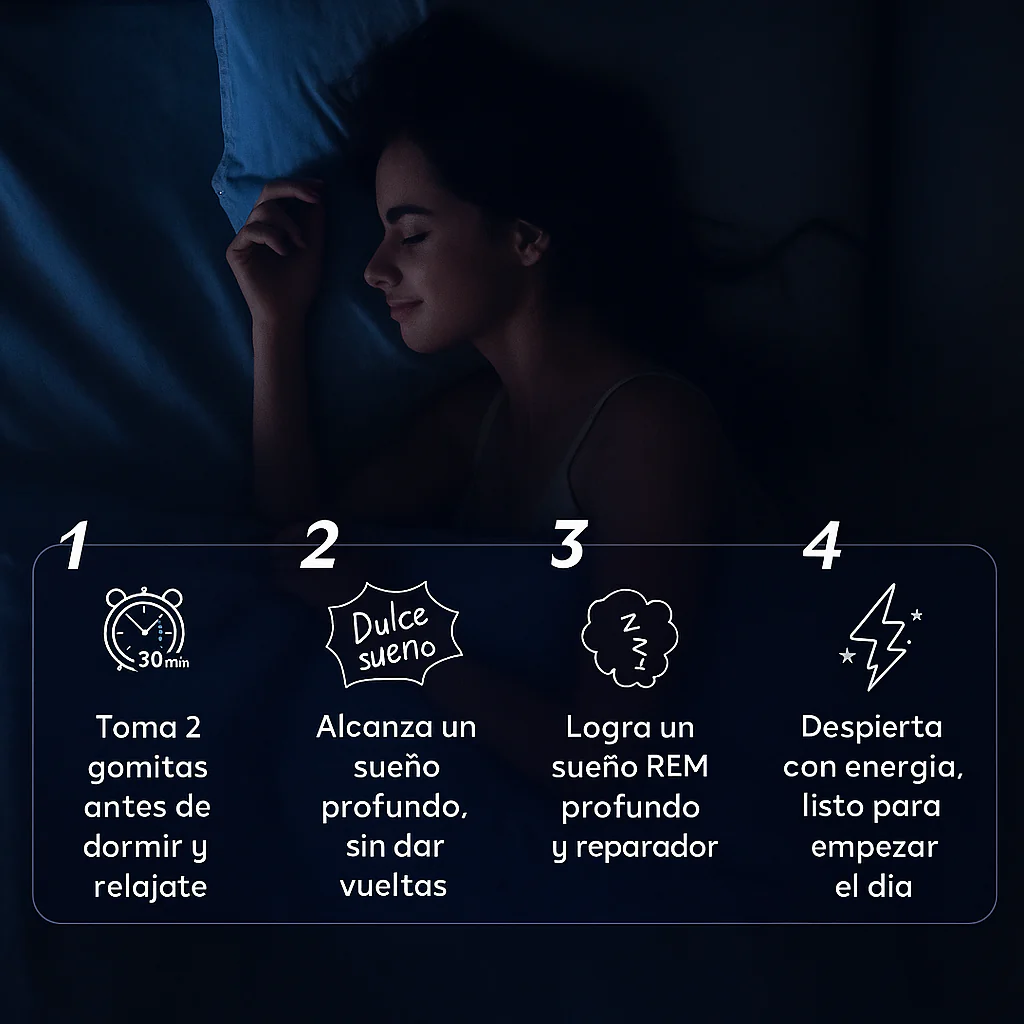 LullaBites Gominolas de Sueño Profundo – Estrellas de Fresa