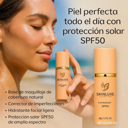 Base de Maquillaje 4 en 1 SPF50+ - ¡Cobertura Perfecta Todo el Día!